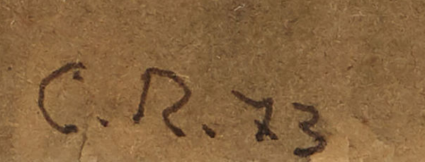 Monogramma 6 — Carl Roesch · In basso a sinistra