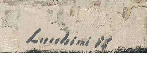 Signature 2 — Cesare Lucchini · En bas à droite de la toile.