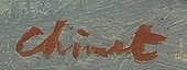 Signature 3 — Charles Chinet · En bas à gauche de la peinture