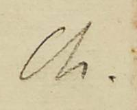 Monogramme 6 — Charles Chinet · En bas à droite de la feuille