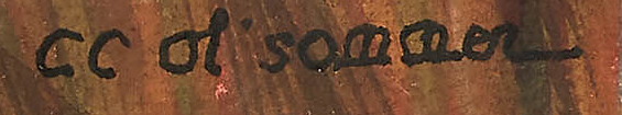 Signature 5 — Charles Clos Olsommer · En bas à gauche