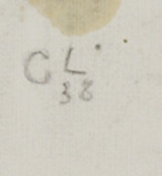 Monogramme 4 — Charles L’Eplattenier · En bas à droite du dessin