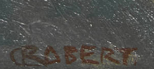 Signature — Charles Robert · En bas à droite