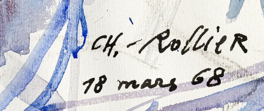 Signatur 4 — Charles Rollier · Unten rechts