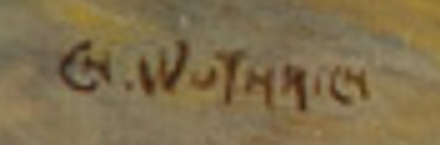 Signature — Charles Wüthrich · En bas à gauche de la toile