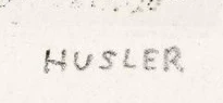 Signature — Christian Husler · Dans la marge inférieure droite, sous l’image imprimée.