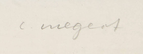 Signatur 8 — Christian Megert · Im unteren rechten Rand.