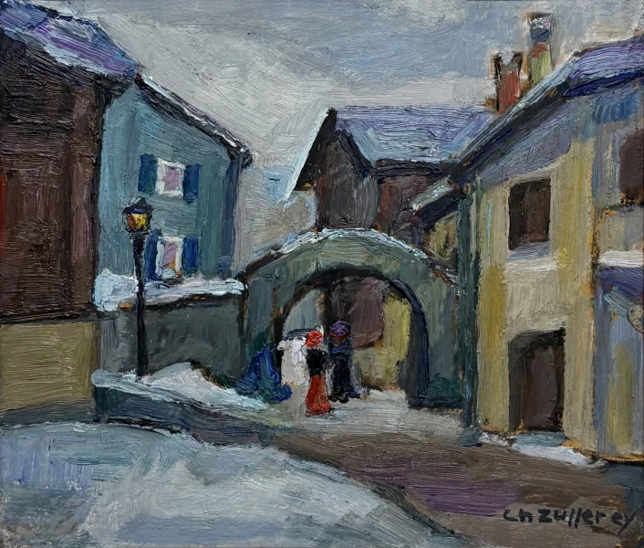 Signature 1 — Christiane Zufferey · En bas à droite de la toile.