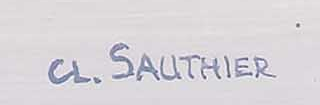 Signature 10 — Claude Sauthier · En bas à droite