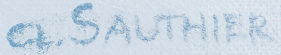 Signature 6 — Claude Sauthier · En bas à droite de la peinture