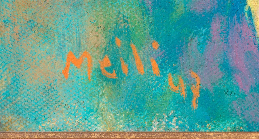Signature 2 — Conrad Meili · At the lower left of the canvas.