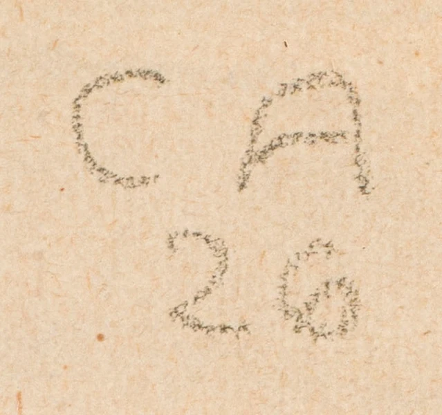 Monogramme 3 — Cuno Amiet · En bas à droite