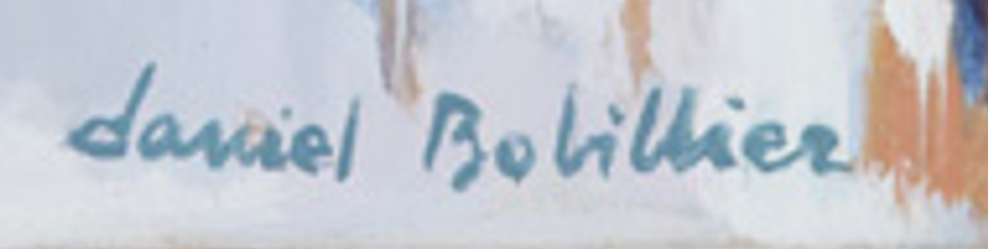 Signature — Daniel Bobillier · En bas à droite