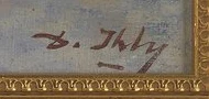 Signature 1 — Daniel Ihly · En bas à droite du tableau.