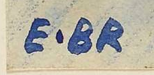 Monogramm — Edgar Brügger · Unten links.