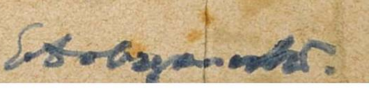 Signature 1 — Edmondo Dobrzanski · En bas à droite