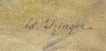 Signature 2 — Edouard Elzingre · En bas à droite de la toile.