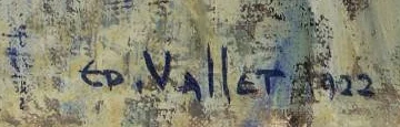 Signature 5 — Édouard Vallet · En bas à droite