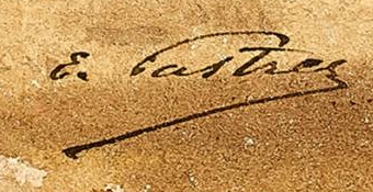 Signature 8 — Edouard Castres · En bas à droite
