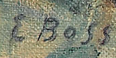 Signature 4 — Eduard Boss · En bas à droite de la toile