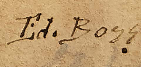 Signatur 4 — Eduard Boss · Unten rechts auf dem Aquarell