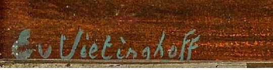Signatur 2 — Egon von Vietinghoff · Unten links