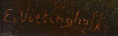 Signatur 4 — Egon von Vietinghoff · Unten links