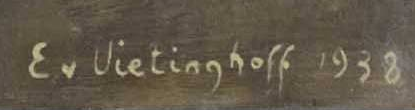 Signatur 3 — Egon von Vietinghoff · Unten rechts