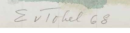 Signature — Elsa von Tobel · En bas à droite