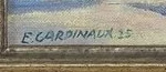 Signatur 1 — Emil Cardinaux · Unten links auf der bemalten Fläche.