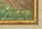 Signature 1 — Emile Patru · Dans l’angle inférieur droit de la peinture.