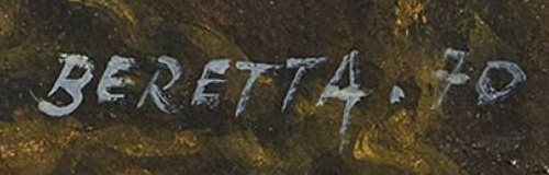 Signature 2 — Emilio Maria Beretta · Lower right