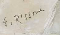 Signature — Emilio Rissone · Near the lower centre