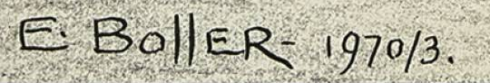 Signature — Ermanno Boller · En bas à gauche