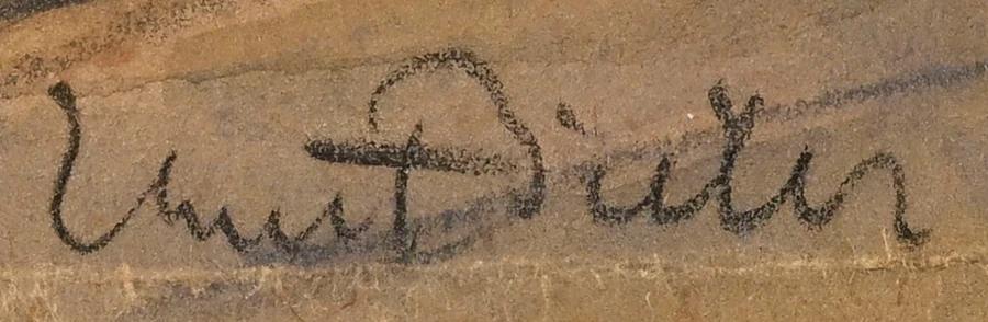 Signature 2 — Ernest Biéler · En bas à gauche
