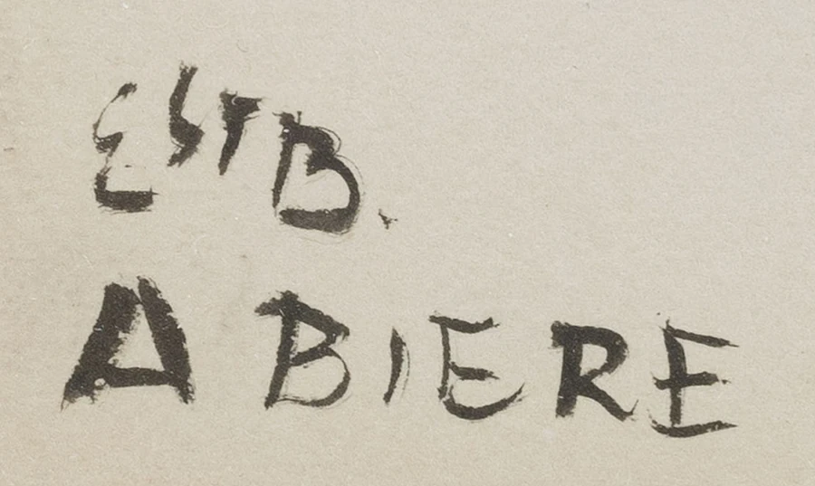 Signature 7 — Ernest Biéler · En bas à gauche