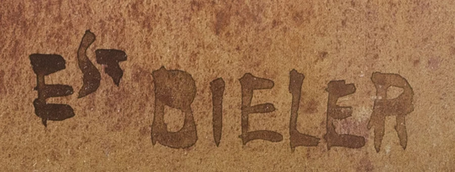 Signature 1 — Ernest Biéler · En bas à droite