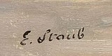 Signature — Ernst Staub · At the lower left of the canvas.