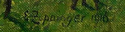 Signature 1 — Ernst Zuppinger · En bas à droite