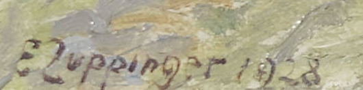 Signature 2 — Ernst Zuppinger · En bas à gauche