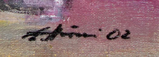 Signatur — Esther Hörni · Unten rechts