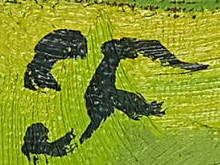 Monogramme — Eugen Früh · En bas à droite
