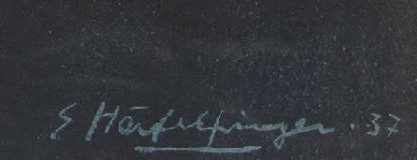 Signature — Eugen Häfelfinger · En bas à droite