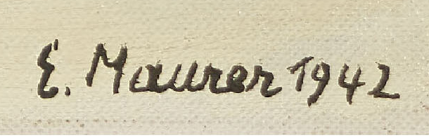 Signatur — Eugen Maurer · Unten rechts