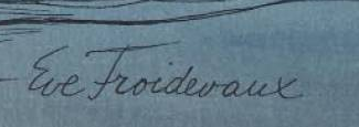 Signature — Eve Froidevaux · En bas à droite