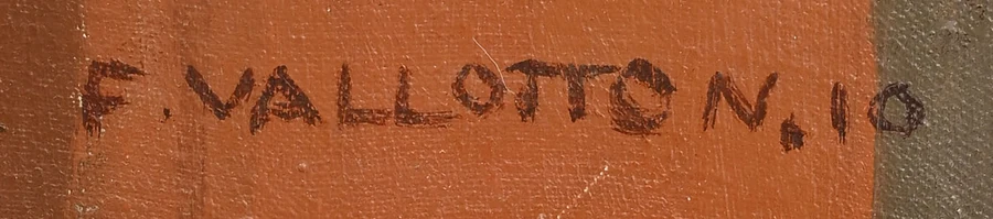Signature 1 — Félix Vallotton · En bas à droite