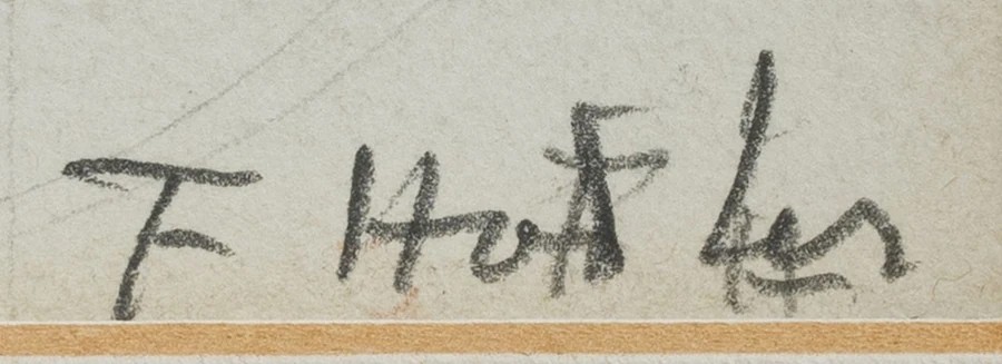 Signature 4 — Ferdinand Hodler · En bas à droite
