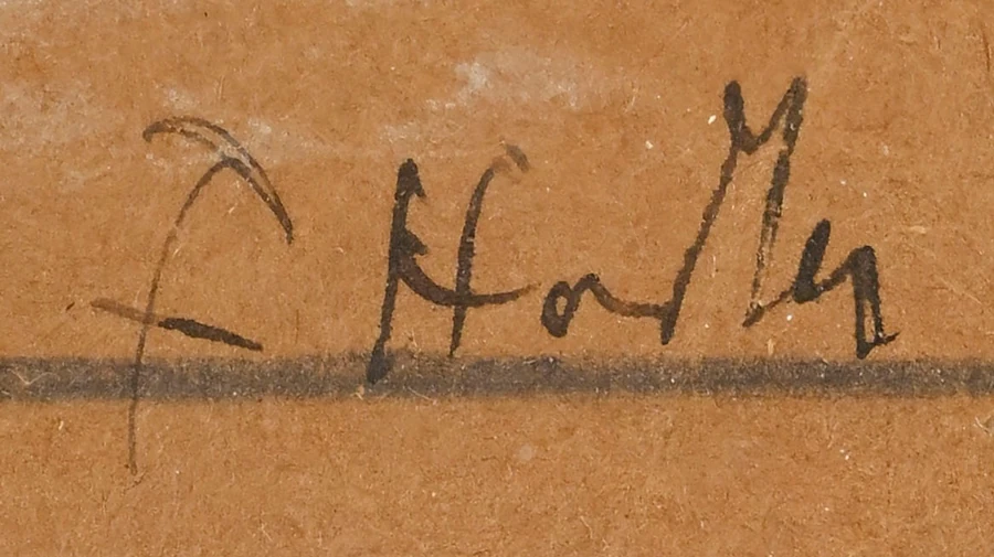 Signature 2 — Ferdinand Hodler · En bas à droite