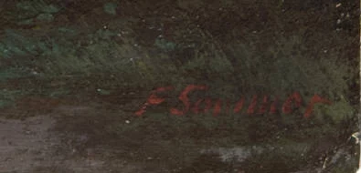 Firma 2 — Ferdinand Sommer · In basso a destra del dipinto.