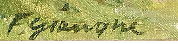 Signature 7 — Fernand Giauque · Lower right on the canvas